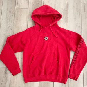 VTG Hurley Red Hoodie Freedom Of Choice Sweatshirt Made in USA Sz S 1990s Skate